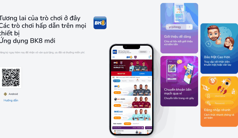 ứng dụng BK8