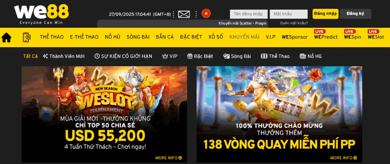 khuyến mãi We88