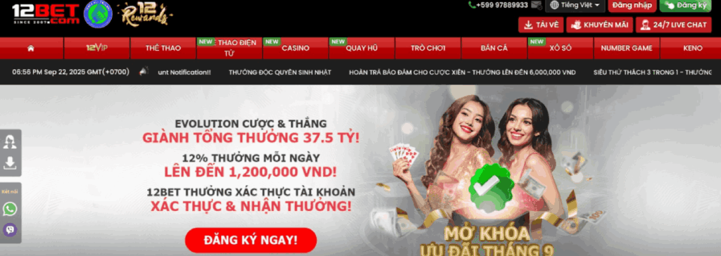 trang chủ nhà cái 12BET